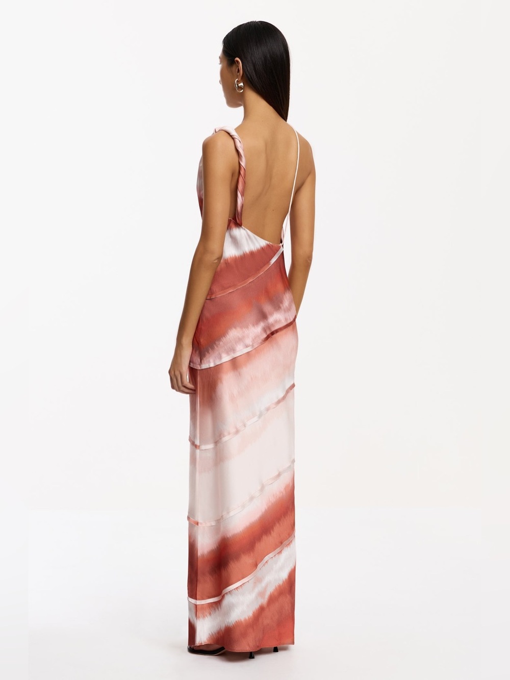 NWT Significant Other Kahlo Stripe Satin Gown Amber Wedding - Size US 10 - Picture 2 of 8